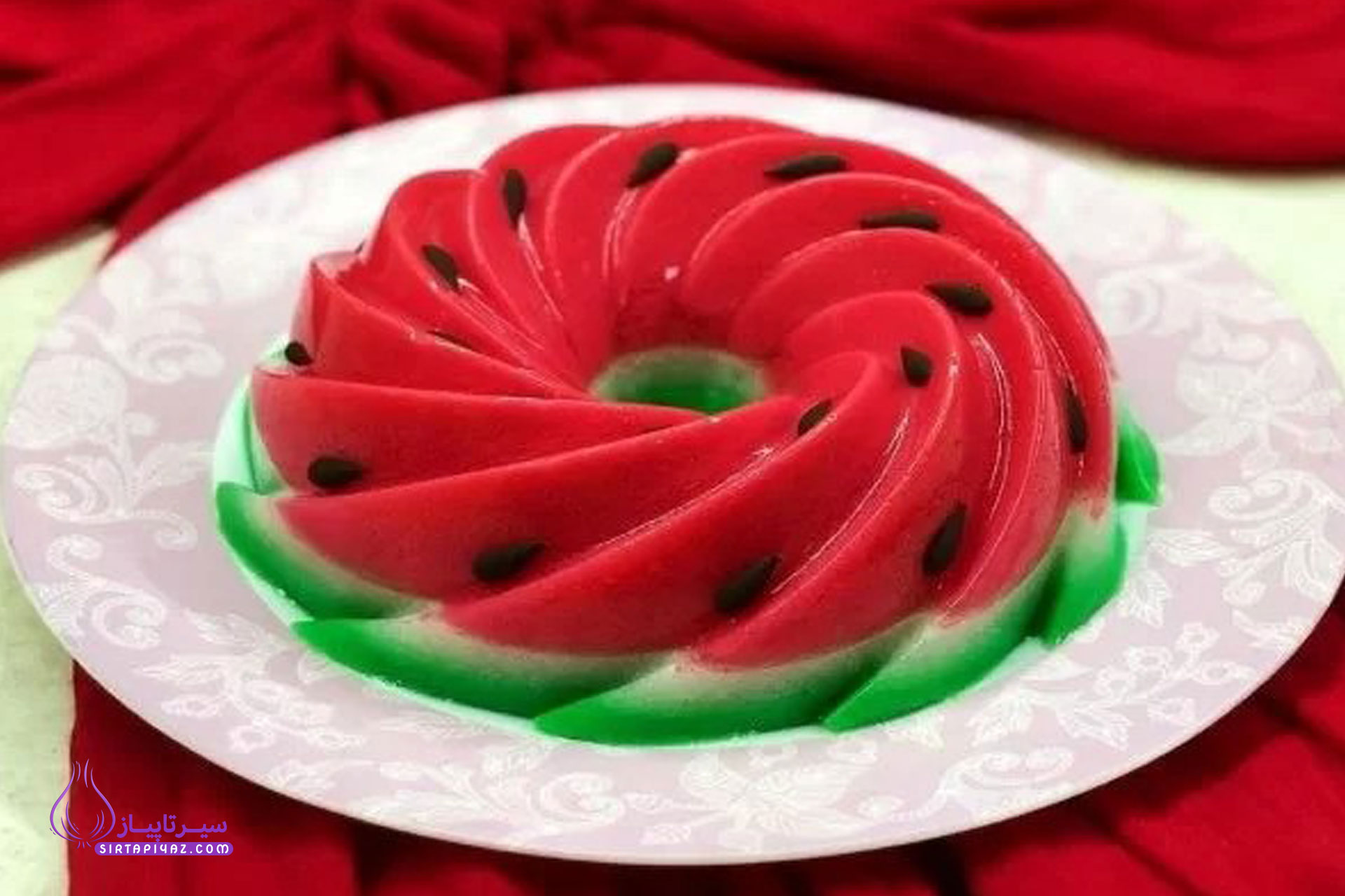 طرز تهیه ژله هندوانه مخصوص شب یلدا