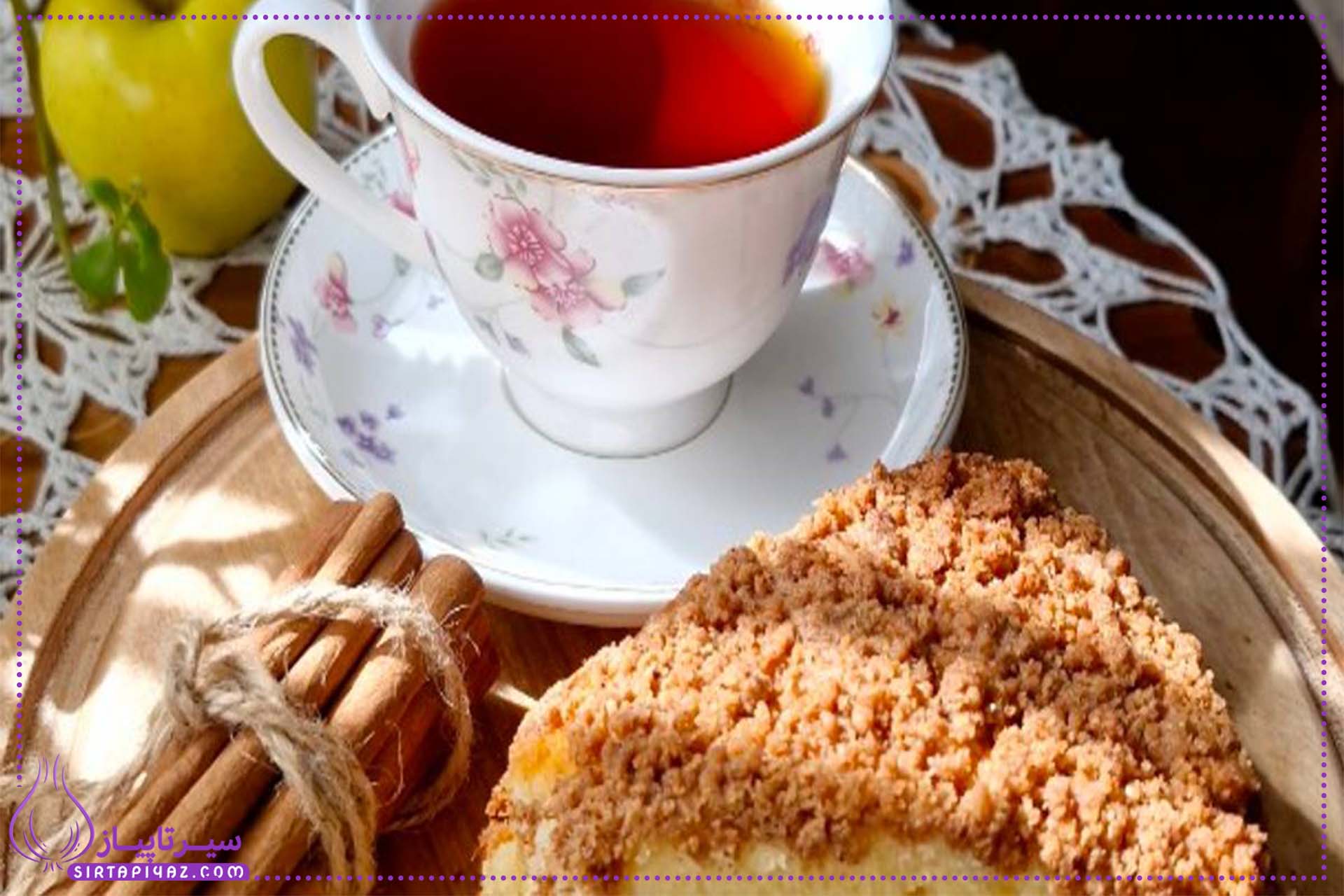چیکن کیک استارباکس در خانه (با جایگزین ایرانی مواد خارجی)"