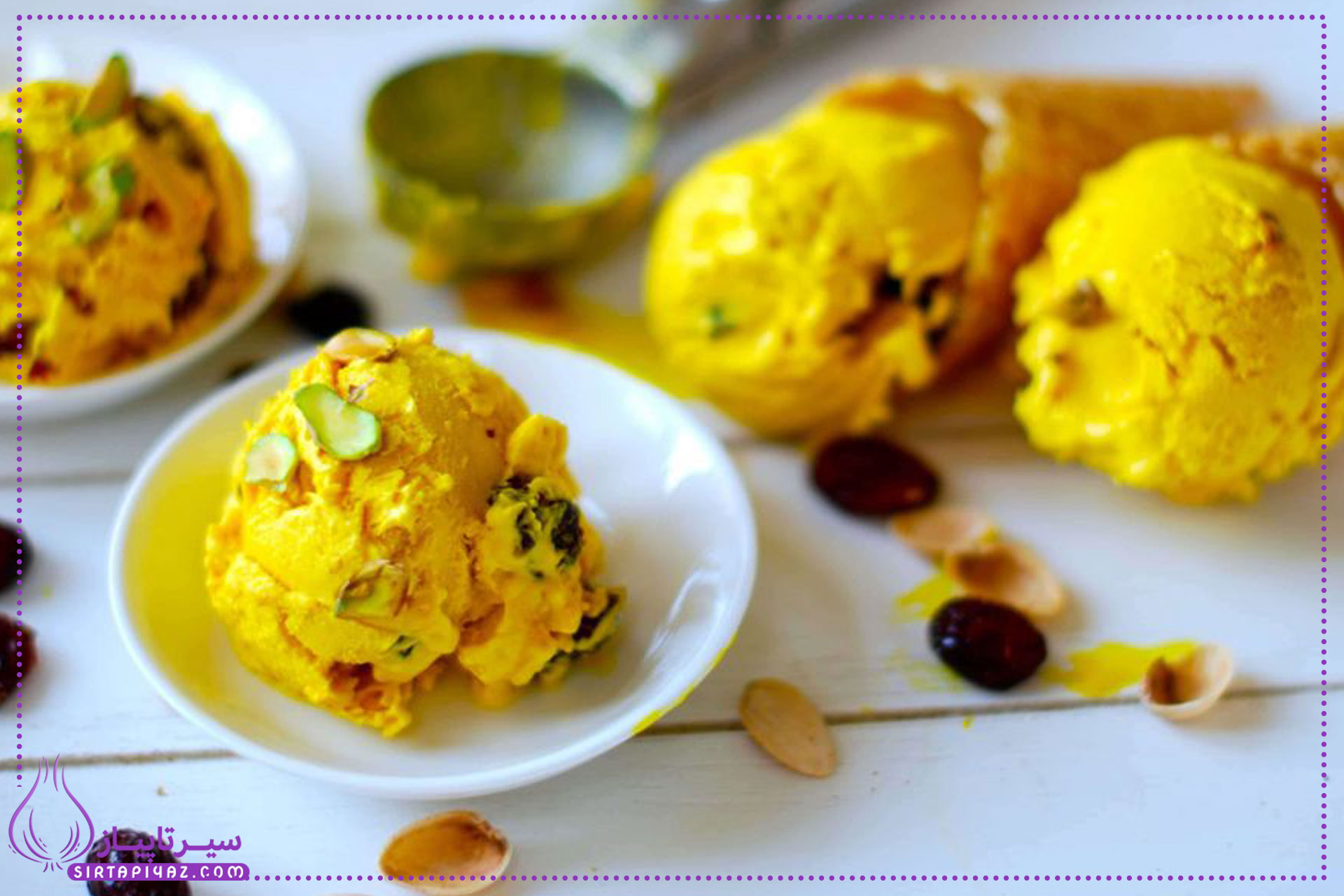 طرز تهیه بستنی خانگی با ثعلب