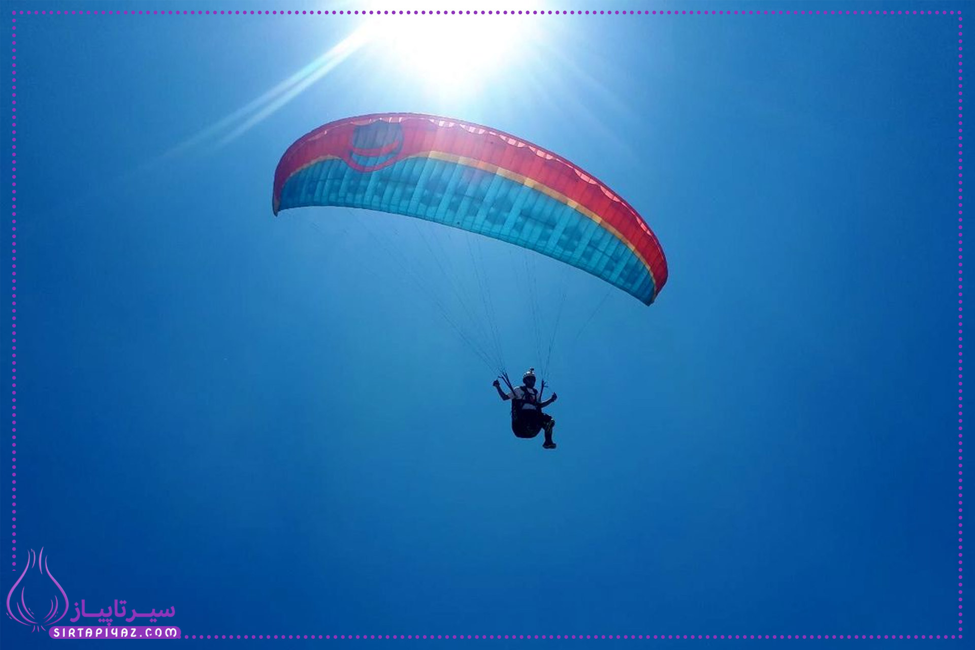 علت سقوط مرگبار پاراگلایدر در قزوین