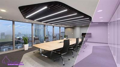 تاثیر نورپردازی و طراحی داخلی در پروژه های نوسازی ساختمان های اداری