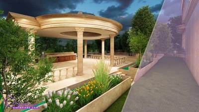 استفاده بهینه از فضای بیرونی در آپارتمان‌ های ویلایی