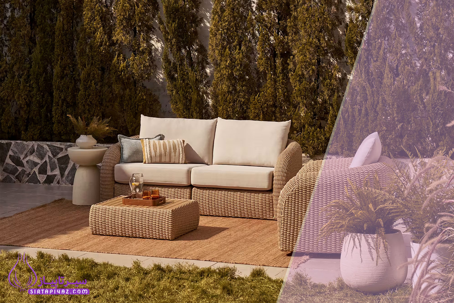 کاربرد مبلمان فضای باز و مقاوم در مقابل شرایط جوی شدید