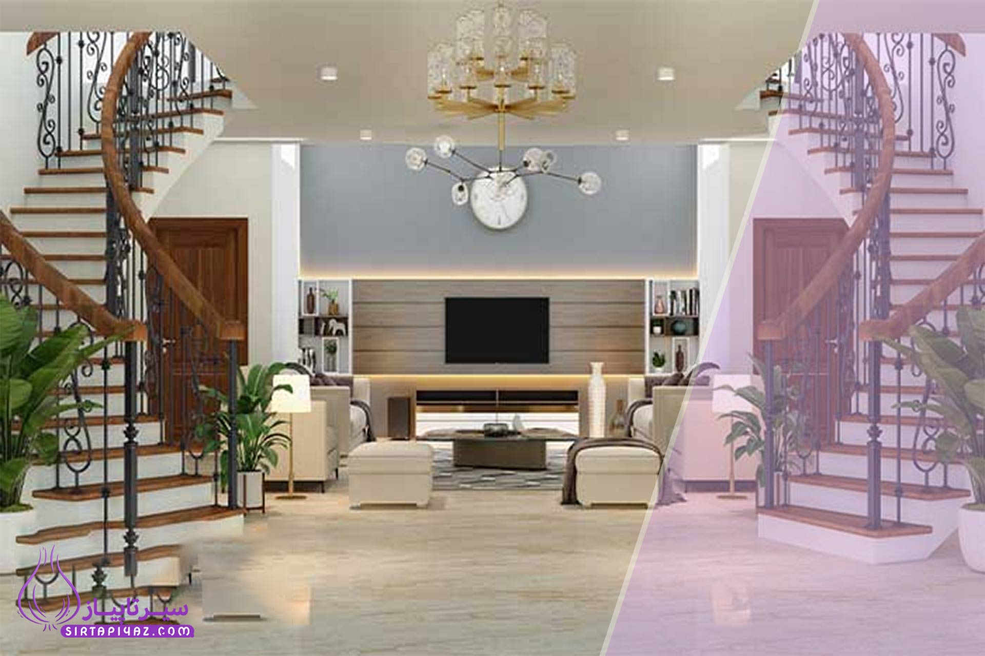 طراحی داخلی خانه دو طبقه | مشکلات و راه‌حل ها