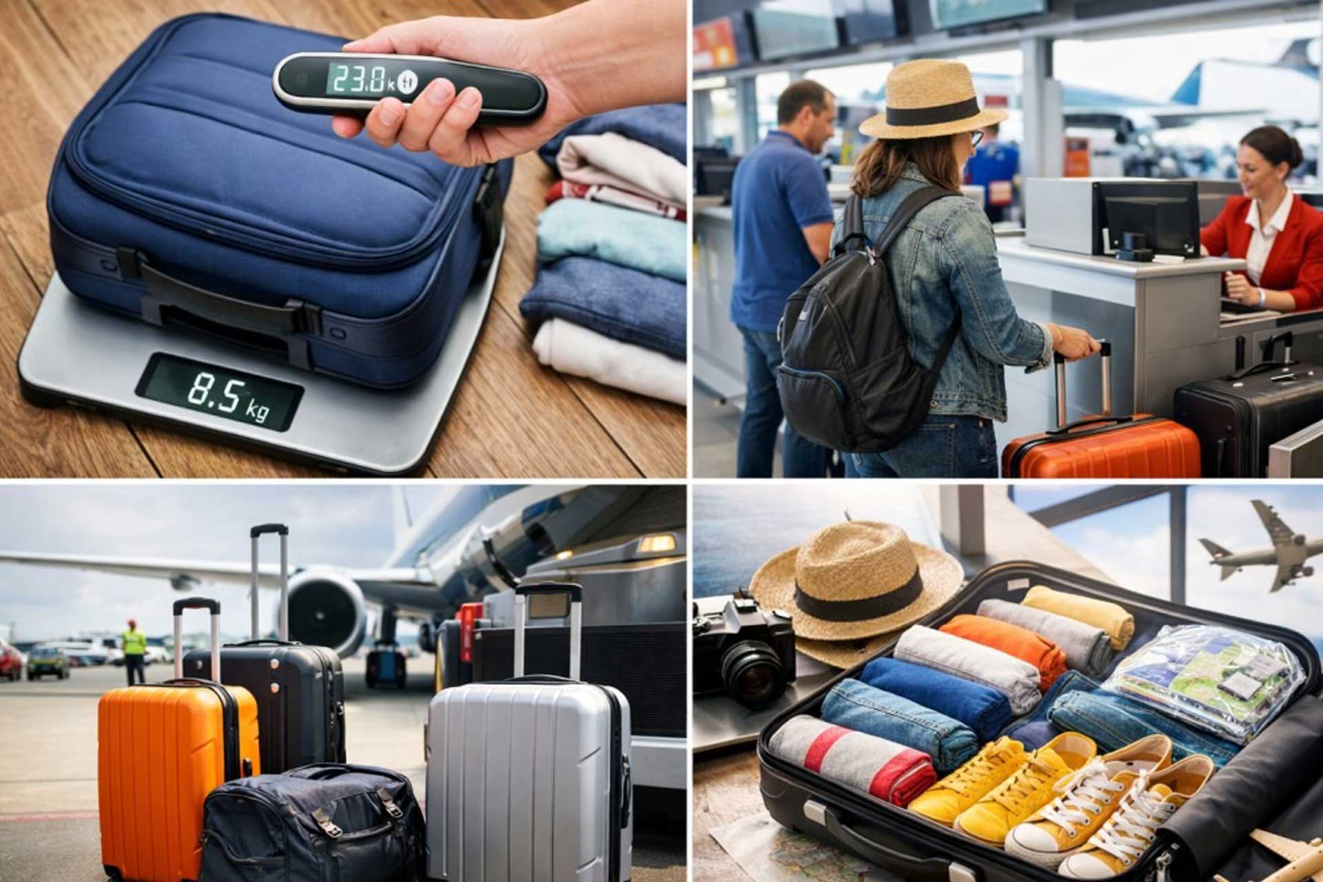 راهنمای کامل حداکثر وزن چمدان در هواپیما