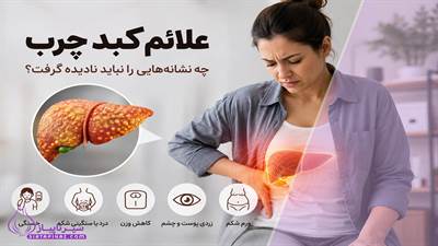 علائم کبد چرب را بشناسید؛ از نشانه‌های اولیه و علائم در زنان و مردان تا علائم خطرناک و روش‌های تشخیص کبد چرب.