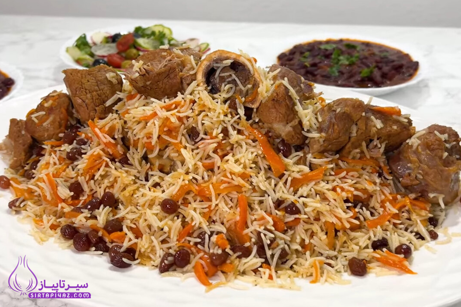 طرز تهیه قابلی پلو افغانی مجلسی + راز خوشمزه شدن و ادویه مخصوص
