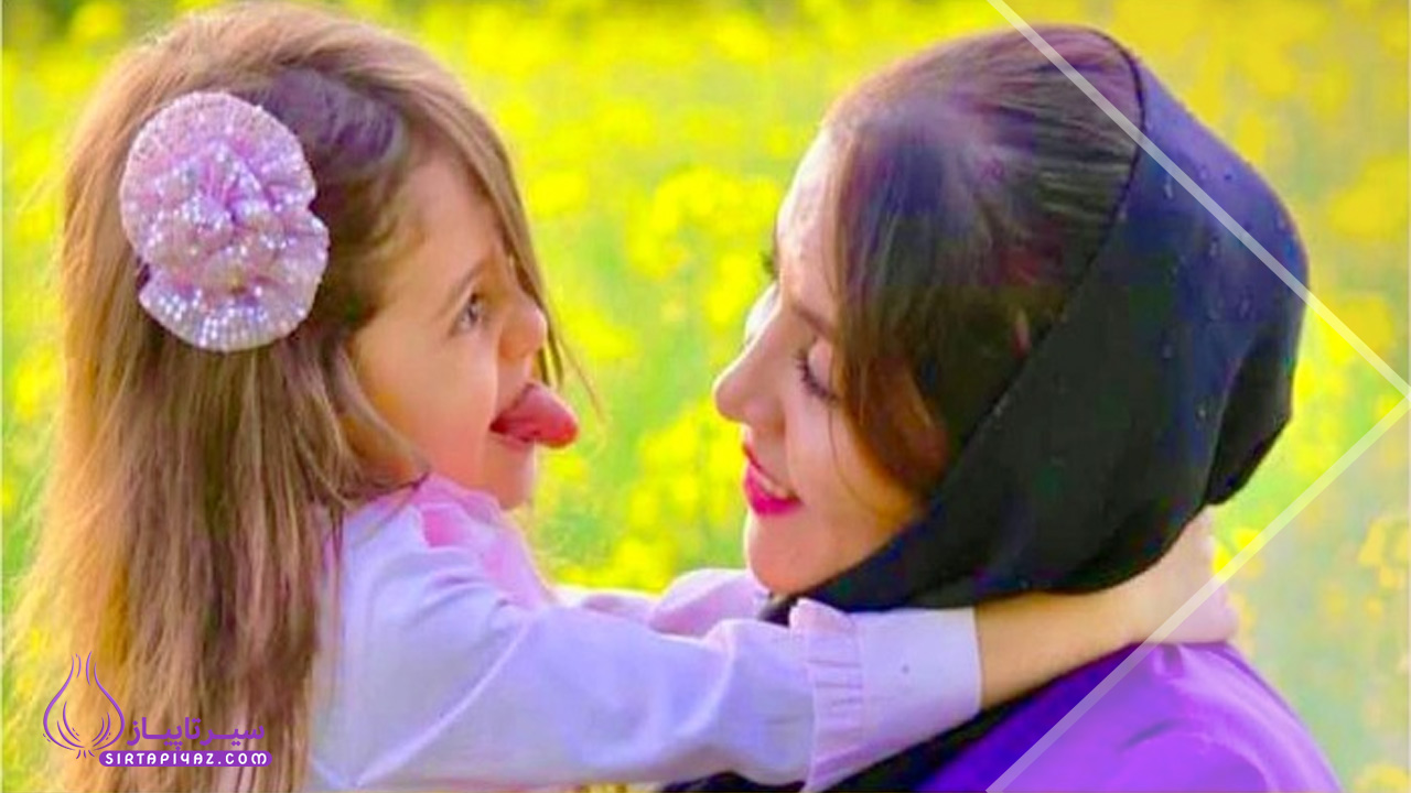 عکس آرشیدا درستکار همراه مادرش در نقش ندا در فیلم زن و بچه