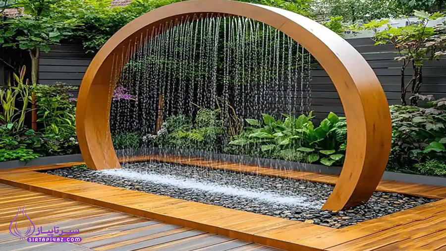 مدرن ترین مدل های آبنما یرای ویلا ، باغ ، حیاط ، خانه و پذیرایی