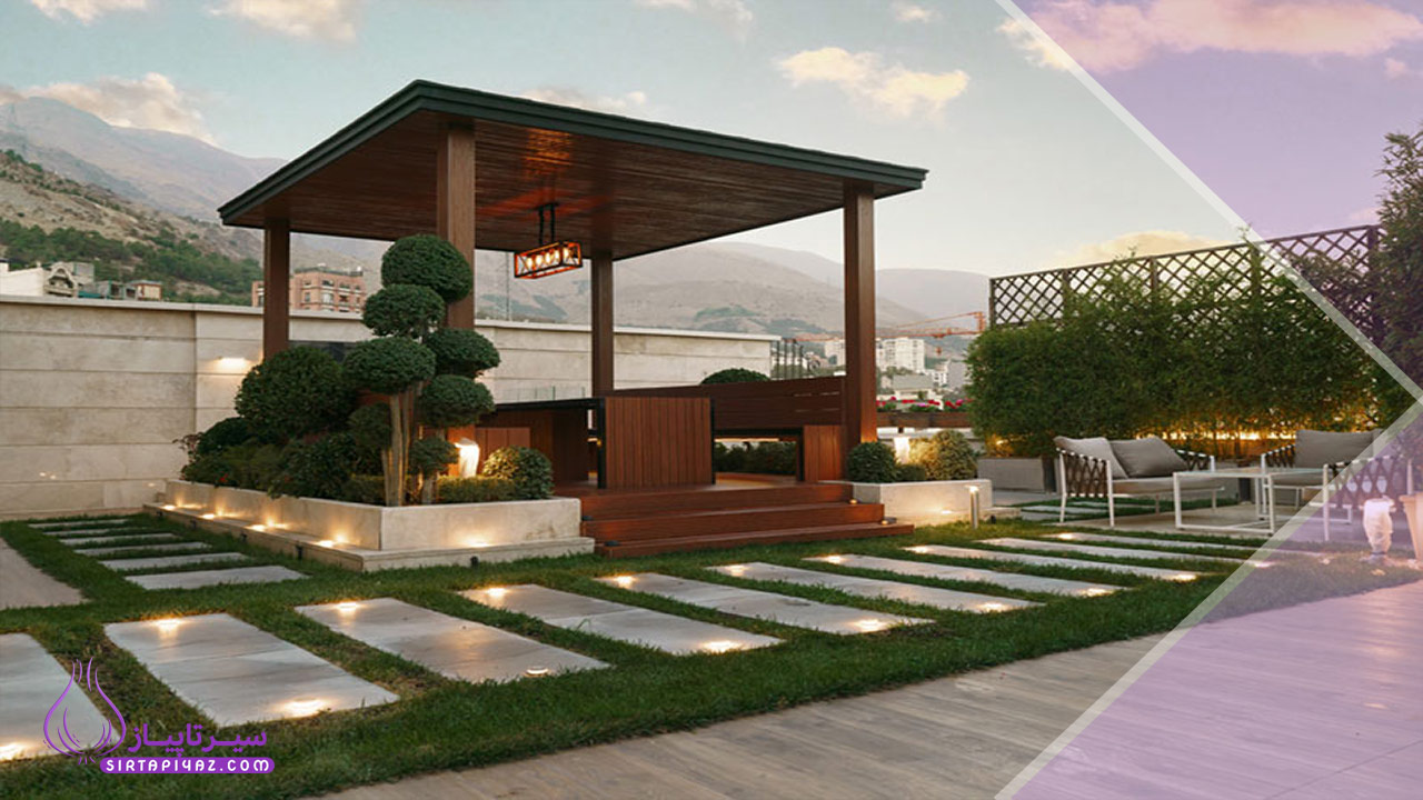 استفاده بهینه از فضای بیرونی در آپارتمان‌ های ویلایی