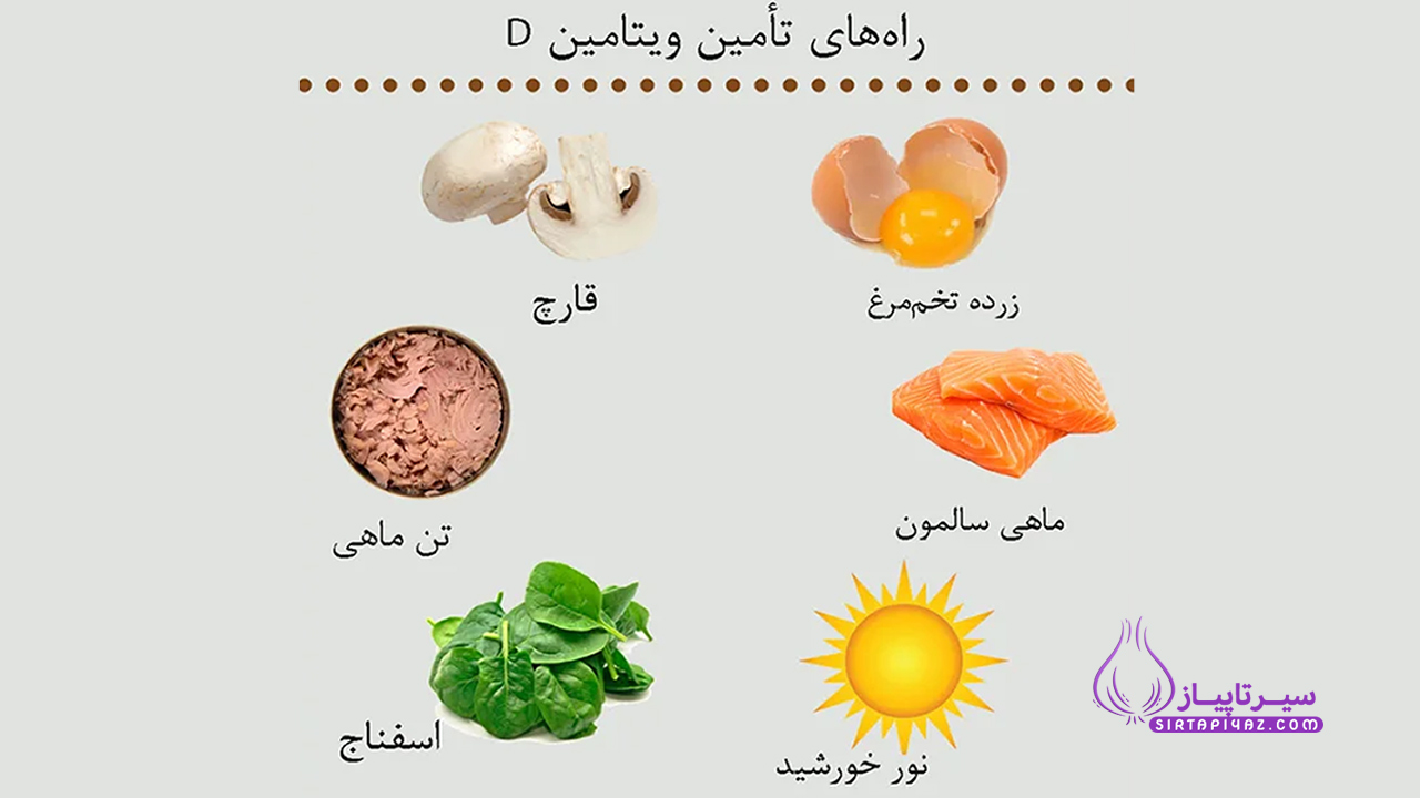 راه های تامین ویتامین دی D
