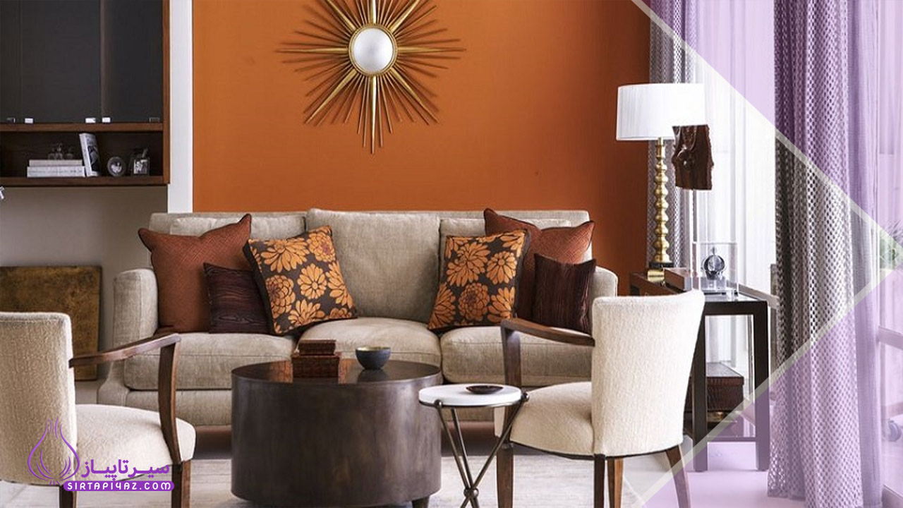 اصول ترکیب رنگ گرم و سرد در دکوراسیون نشیمن