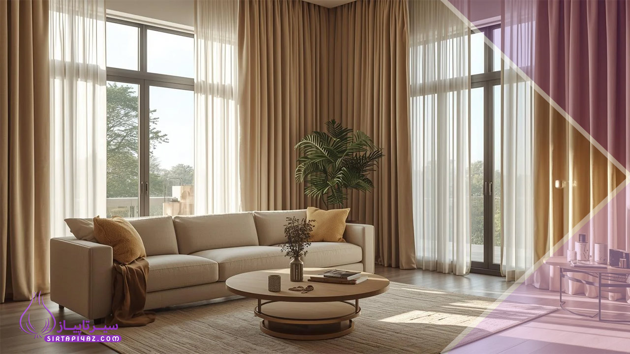 تاثیر پارچهها و پردهها بر زیبایی و حسوحال فضای خانه