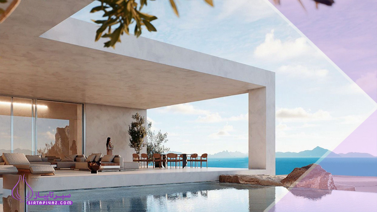 ۱۳ ایده خاص برای ورودی ویلاهای ساحلی | خوشآمدگویی باشکوه